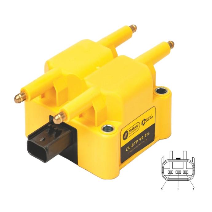 IGNITION COIL FOR 95-10 CHRYSLER DODGE PLYMOUTH JEEP TJ L4 V10 UF403 (1 PACK)