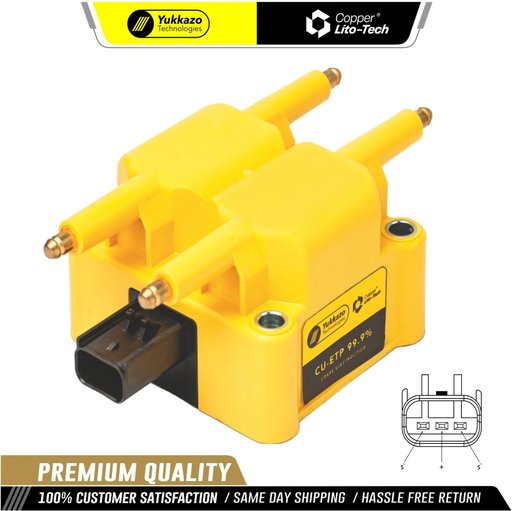 [12YY032012S-USA] IGNITION COIL FOR 95-10 CHRYSLER DODGE PLYMOUTH JEEP TJ L4 V10 UF403
